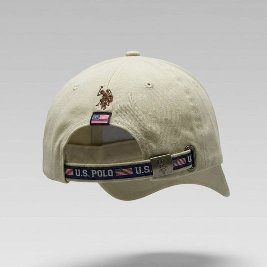 U.S. Polo Assn. Classic Beige Cotton Cap